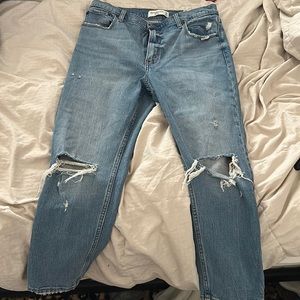 Abercrombie skinny, high-rise, extra short